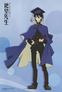 poster promo Sayonara Zetsubou Sensei anime Itoshiki Nozomu Kumeta Kouji - Picture 1 of 1