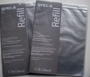 Lot of 2 C.R. Gibson Pocket Page Refill Pack for Vertical Recipe Books  20 pages - Picture 1 of 5