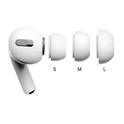 DANIQ Ersatz Ohrstöpsel für Apple AirPods Pro 3 Silikon Tips In Ear Aufsätze in Weiß