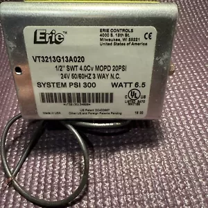 Erie Vt3213g13a020 Valvola Zona Dolce 3 Vie 1/2" 24V Nuova - Foto 1 di 3
