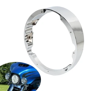 7" geneigte Scheinwerferblende für Harley Touring Road Street Electra Glide Road - Picture 1 of 11