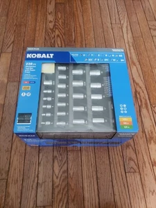 Kobalt 238 pc SAE Metric Mechanics Tool Set With Foam Trays 6525270 QUICK SALE - Picture 1 of 6