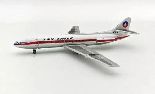 Lan Chile Caravelle CC-CCP Lucido Con Supporto 1:200 Inflight200 IF210LA1023P - Immagine 1 di 1