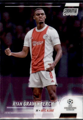 2021-22 Stadium Club Chrome UEFA Champions League #86 Ryan Gravenberch - Image 1 of 2