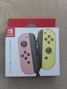Nintendo Joy-Con Controller Wireless per Switch L/R - Rosa Pastello/Giallo GIAPPONE - Foto 1 di 2