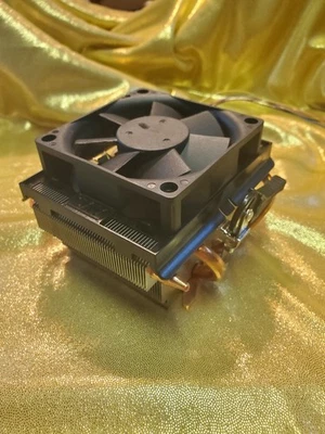 AMD Socket AM2 AM2+ AM3 Copper Pipe CPU COOLING HEATSINK FAN  AV-Z7UH40Q001-1511 - Image 1 of 4