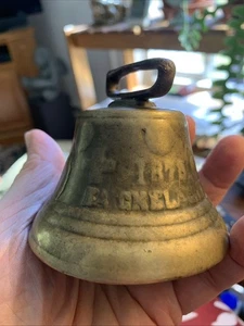Antike Saignelegier Chiantel Fondeur Glocke Schweizer Messing Kuhglocke 1878, gut erhalten - Bild 1 von 6