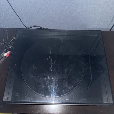 Tocadiscos Sony PS-LX310BT Bluetooth Negro Transmisión por Cinturón Apenas Usado Foto 1 de 2