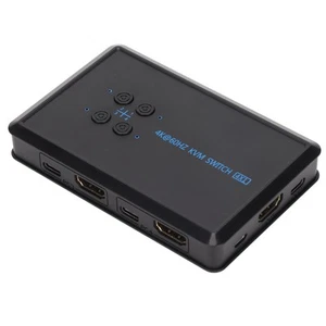 KVM Switch High Definition Multimedia Interface 2.0 4K High Compatibility Eas FY - Afbeelding 1 van 22