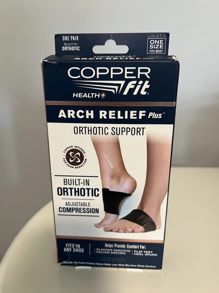 Copper Fit Health+ Arch Relief Compression Wraps With Built-In Orthotic Support - Image 1 of 1