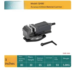 Milling Machine Parallel Vise Drilling Machine Precision Angle Fixed Bench Vise - Picture 1 of 20