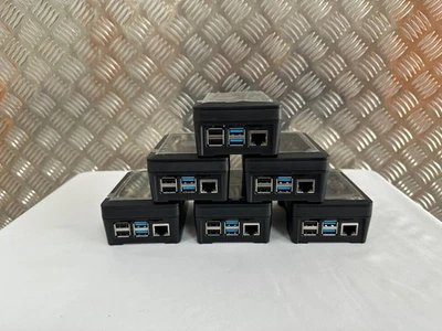 Box of 10 Raspberry Pi 4 Model B (Rev 1.5). 2 GB RAM 16 GB SD Card & secure case - Image 1 of 4