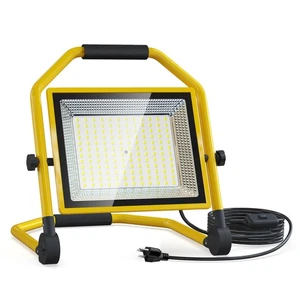 Portable 8400 Lumen LED Work Light, 16FT Cord, Waterproof, Adjustable Stand I... - Picture 1 of 7