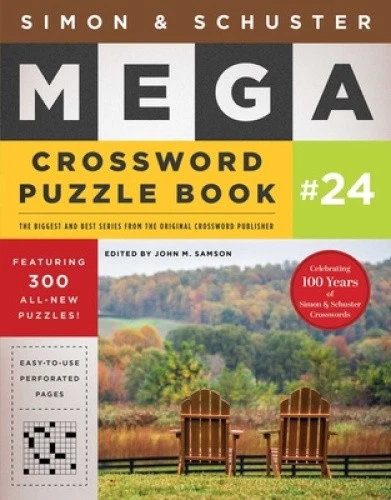 Simon & Schuster Mega Crossword Puzzle Book #24 (S & S Mega Crossword Puzzles) - Imagen 1 de 1