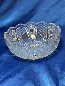 VINTAGE CRYSTAL SERVING BOWL BY WALTHER GLAS 5.25” DIA X 2.25” H, GERMANY - Picture 1 of 4