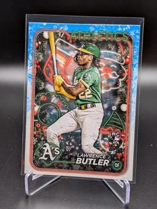 2024 Topps Holiday LAWRENCE BUTLER #H4 Rookie RC Oakland Athletics - Picture 1 of 2