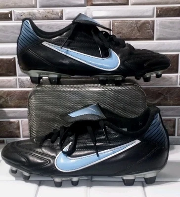 Nike Premier II 2 FG Soccer Cleats Women's 7.5 Black And Light Blue- #359636-042 - Image 1 of 4