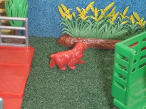 COCKER SPANIEL 1975 BRAVE BREEDS Sanitarium R&L Cereal Promo Toy Dog RED - Picture 1 of 3