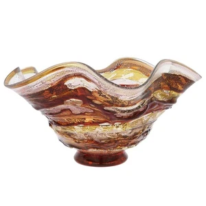 Tazón pañuelo de vidrio GlassOfVenice Murano - marrón dorado - Imagen 1 de 7