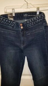 SOHO New York & Company Jeans Legging Crop Gr. 8 High Rise Capri Flechtbund - Bild 1 von 6