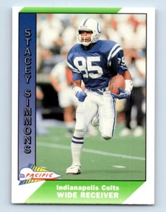 1991 Pacific Stacey Simmons Indianapolis Colts #198 - Picture 1 of 2
