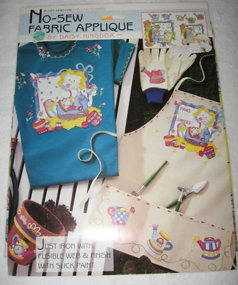 Nuevo aplique de tela Daisy Kingdom sin coser "Smell The Flowers" de colección 1995 sin abrir Foto 1 de 4