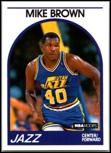 1989-90 NBA Hoops #336 Mike Brown - novato radiocontrol ¡envío gratuito! - Imagen 1 de 2