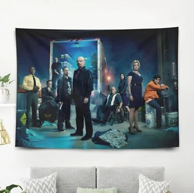 Tapiz colgante de pared Breaking Bad para sala de estar dormitorio dormitorio regalo de cumpleaños Foto 1 de 4