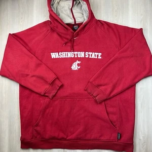 Vintage Y2K Washington State Cougars Nike Team Hoodie Sweatshirt XXL Center Swoosh - Bild 1 von 9