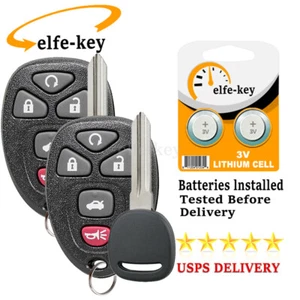 2 Replacement for Chevy Cobalt 2007-2010 Malibu 2004-2012 Remote Key Fob 5b Set - Bild 1 von 10
