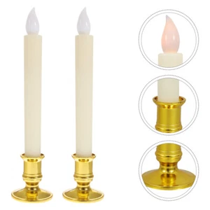 Candela votiva natalizia luce tremolante senza fiamma 2 pezzi - Foto 1 di 11
