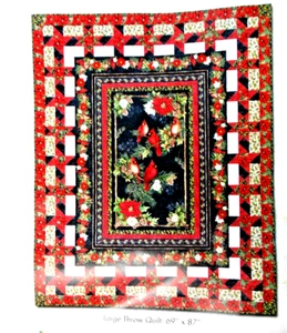 WILMINGTON FABRICS "CARDINAL NOEL"QUILT KIT " COMPLETE - Picture 1 of 1