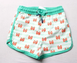 RuggedButts Toddler Boys Crabby Cove Dolphin Hem Swim Trunks AC2 Green Size 2T - Picture 1 of 3