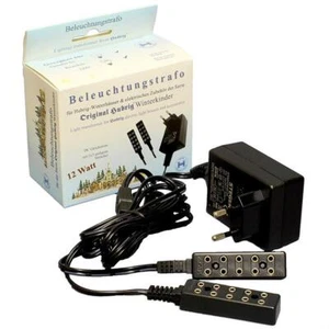 Original Hubrig Beleuchtungstrafo 4,2 V / 12W mit 2 x 5er Steckleiste Fachhandel - Bild 1 von 1