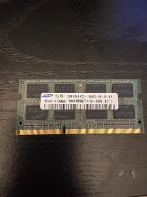 Samsung 2GB 2Rx8 PC3-10600S-09-10-F2  M471B5673FH0-CH9 RAM Memory amem2 - Image 1 of 3