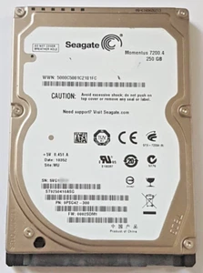 250 GB SATA Seagate Momentus 7200.4 ST9250410ASG 16MB HDD 2.5 " Internal Hard - Picture 1 of 1