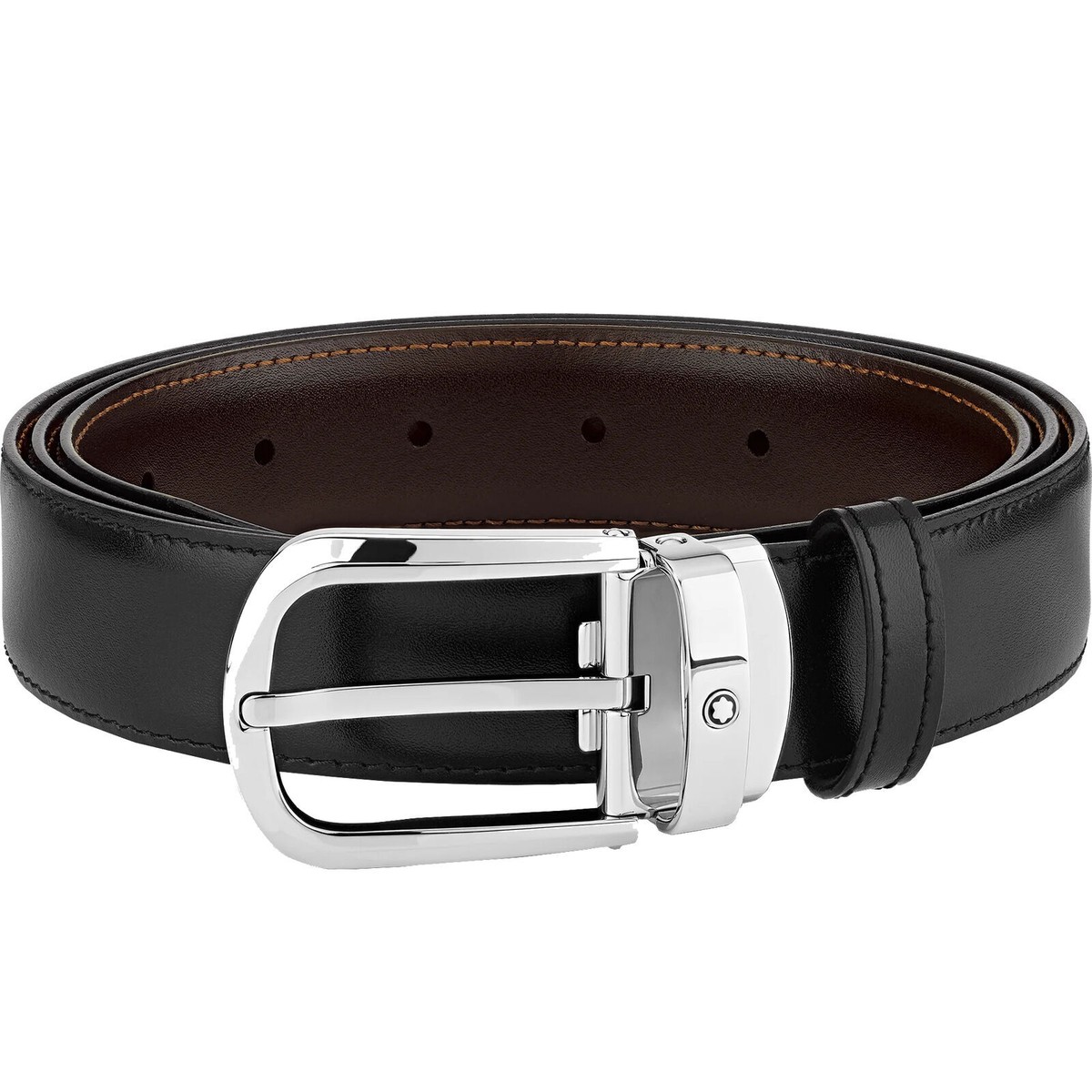 Montblanc Leather Black Belts for Men for sale | eBay