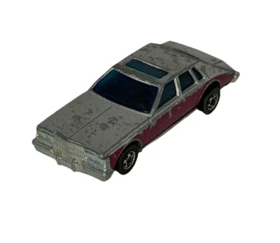 Cadillac Seville 1980 Hot Wheels vintage plateado y granate - Hong Kong Foto 1 de 4