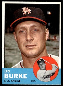 1963 Topps Baseball Leo Burke RC #249 *