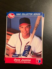 DAVE DAVID JUSTICE 1992 POST CEREAL ODDBALL COLLECTOR SERIES CARD #29 giveaway