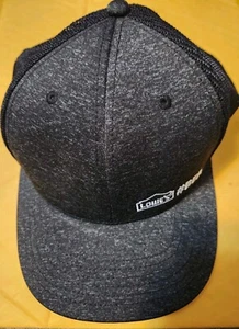 Lowes Hat #BEA Cap Dark Gray Mesh Stretch Fitted M/L Embroidered - Picture 1 of 4