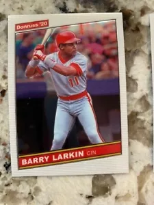 2020 DONRUSS OPTIC RETRO INSERT CARD CINCINNATI REDS BARRY LARKIN #R86-13 - Picture 1 of 1