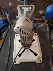 Dremel 220-01 Drill Press Rotary Tool - Blue/Gray & Dremel Model 400 - Picture 1 of 4