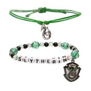 Harry Potter House Slytherin 2-Piece Bracelet Set - Picture 1 of 3