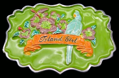 Island Girl Vintage Belt Buckle - Image 1 of 3