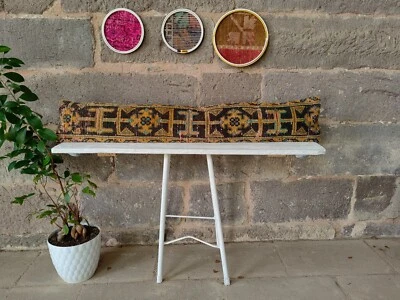 LONG BOLSTER PILLOW TURKISH RUG PILLOW LONG BED PILLOW LONG LUMBAR PILLOW DECOR - Image 1 of 4