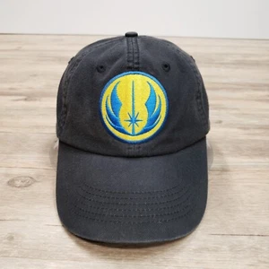 Jedi Order Emblem Hat Cap Adult Strap Back Disney Parks Star Wars Black Adj - Picture 1 of 10