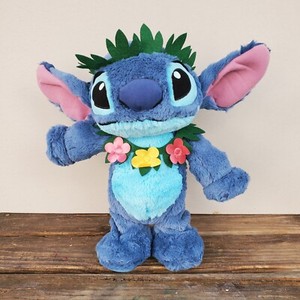 14" Disney Dance And Sing Stitch Lilo & Stitch Dancing Musical Plush Hula