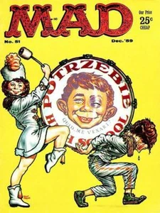 Revista MAD #51 - Diciembre 1959 - Imán de cubierta - Imagen 1 de 2