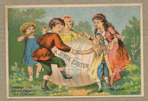 Union Pacific Tea Co. Easter Advertising Card - Picture 1 of 2